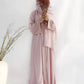 Blush Lace Abaya