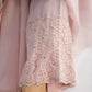 Blush Lace Abaya