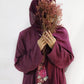 Aubergine Bloom Abaya