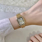 Golden Roman Numeral Dial Watch