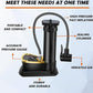 Heavy Duty Foot Pump For Bike, Ball, Scooter, Car